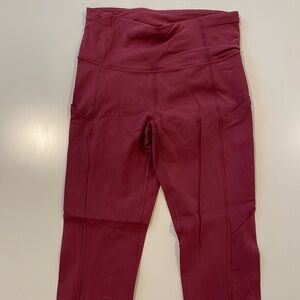 Lululemon leggings with pockets